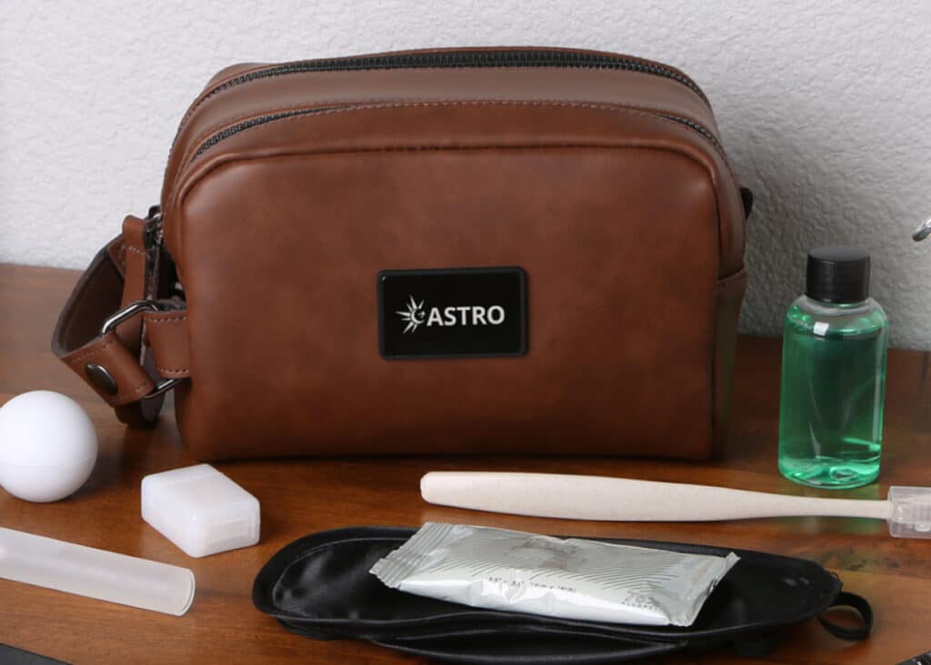 branded travel toiletry accessory bag gift